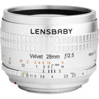

Lensbaby Velvet 28 28mm f/2.5 Lens for Nikon F, Silver