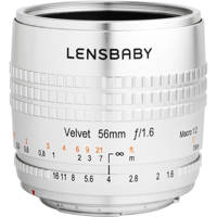 

Lensbaby Velvet 56 56mm f/1.6 Lens for Pentax K, Silver