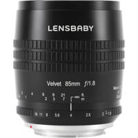 

Lensbaby Velvet 85 85mm f/1.8 Macro Lens for Leica L, Black