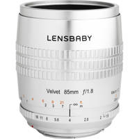 

Lensbaby Velvet 85 85mm f/1.8 Lens for Canon EF, Silver