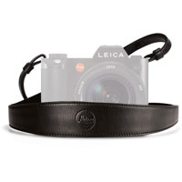 

Leica Wide Camera Carrying Strap, Black Saddle Leather