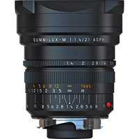 

Leica 21mm f/1.4 SUMMILUX-M Aspherical, Manual Focus (6-Bit Coded) Lens for M System - Black - U.S.A. Warranty