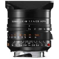 

Leica 28mm f/1.4 SUMMILUX-M Aspherical, Manual Focus (6-Bit Coded) Lens for M System - Black - Open Box