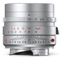 

Leica 35mm f/1.4 Summilux-M Aspherical, Manual Focus (6-Bit Coded) Lens for M System - Silver - U.S.A. Warranty