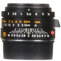 

Leica 35mm f/2.0 SUMMICRON-M Aspherical Lens, Black (Open Box)