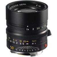 

Leica 50mm f/1.4 SUMMILUX-M Aspherical, Manual Focus (6-Bit Coded) Lens for M System - Black - U.S.A. Warranty