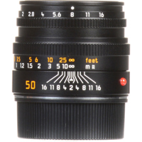 

Leica 50mm f/2 SUMMICRON-M, Manual Focus (6-Bit Coded) Lens for M System - Black - U.S.A. Warranty (Open Box)