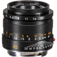 

Leica Macro-Elmar-M 90mm f/4 Manual Focus Lens, 2.6' Minimum Focus Distance, USA Warranty
