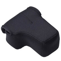 

LensCoat Neoprene BodyBag Compact with Lens Cover, Designed for a Compact Camera Body with Lens up to 4.5" - Black