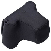 

LensCoat Neoprene Pro BodyBag with Lens Cover, Designed for a Pro DSLR Camera Body with Lens up to 4.5" - Black