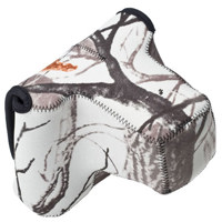 

LensCoat Neoprene Pro BodyBag with Lens Cover, Designed for a Pro DSLR Camera Body with Lens up to 4.5" - Realtree Hardwoods Snow (hws)