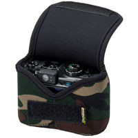 

LensCoat Neoprene BodyBag Small, Designed for a Point & Shoot Camera - Forest Green Camo