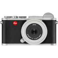 

Leica CL Mirrorless Digital Camera, Silver - With Leica 18mm F2.8 ELMARIT-TL Aspherical Pancake Lens, Silver