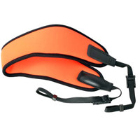 

Leica Contoured Floating Carry Strap for Binoculars, Orange Color.