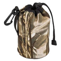 

LensCoat Soft Neoprene LensPouch Bag, Small (3.2"D X 6"L) - Realtree Advantage MAX4 HD