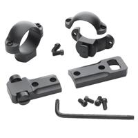 

Leupold Standard Two-Piece Base and 1" Steel Rings Combo for Savage 10/110 Round Receiver Rifles, High, Matte Black