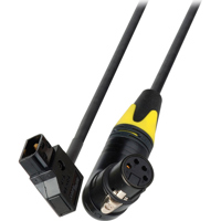 

Laird 7' Right Angle 4-Pin XLR Female to PowerTap DC Power Cable for AJA KiPro Series Recorders