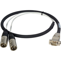 

Laird 3' Premium HD15 to XLR Male Analog Audio I/O Breakout Cable for Ensemble Designs BrightEye 54 Signal Generator
