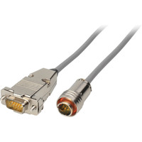 

Laird 18" Lemo 10-Pin Male to DB15 Male RS422 Copperhead Command Cable for Red One, Epic & Scarlet Cameras