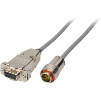 

Laird 1' Amphenol DB9-Female to Tajimi 12 Pin Male RS232 Command Cable for Sony Crane/Trunk