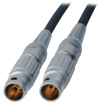

Laird 2' Lemo 2B 6-Pin Male to Male 12V DC Power Cable for Red One Type Battery Plates and Red One Cameras, 20AWG