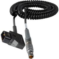 

Laird 2-5' Lemo 2B 6-Pin Male to AB Power Tap 12 VDC Coiled Power Cable for Red One Cameras