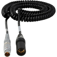 

Laird Lemo 2B-6-Pin Male to XLR 4-Pin Male 12V Coiled DC Power Cable for Red One Cameras, 20AWG
