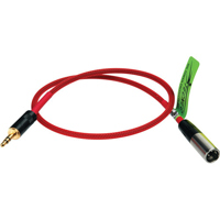 

Laird 3' XLR Male to 3.5mm Mini Plug Stereo Audio Input Adapter Cable for Red One Camera