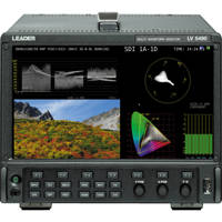 

Leader LV5490 Quad Multi Format 4K 3G-SDI Waveform Monitor, 1080p Display Resolution, 8x 3G/HD/SD SDI Ch (4 Configurable), USB
