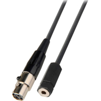 

Laird 3' 3-Pin Mini-XLR TA3F to 3.5mm Female Audio Cable for Sound Devices 302 Mixers