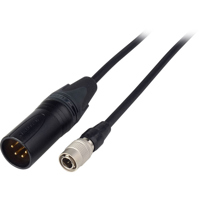 

Laird 2' Hirose HR 4-Pin Male to XLR 4-Pin Male Power Cable for Sound Devices Products