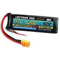 

COMMON SENSE RC Lectron Pro 11.1V 5200mAh 50C LiPo Battery with XT90 Connector for 1/10 Scale Cars, Trucks and Buggies