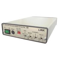 

Link Electronics IEC-788 2-field Closed Caption Decoder with Remote and Single Ended Input, NTSC PAL, Composite (BNC), Y/C