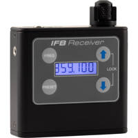 

Lectrosonics IFBR1B-941 UHF Multi-Frequency Belt-Pack IFB Receiver without Charger, 941.525 - 959.825MHz