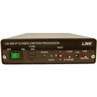 

Link Electronics IP Caption Data & Audio Processor