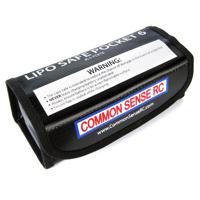 

COMMON SENSE RC Lipo Safe Pocket 6 Charging & Storage Bag for use with 6S Lipos