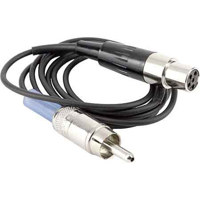 

Lectrosonics MC47 37" RCA Male to TA5F Adapter Cable for -10dBm Line Level Signals