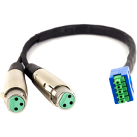 

Lectrosonics MCPHX2XLRF Phoenix Connector to Dual XLR-F Adapter Cable