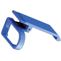 

Lectrosonics SMBCDNSL Spring-Loaded Hinged Belt Clip for Single Battery SM Transmitters, Down Facing Connectors, Blue