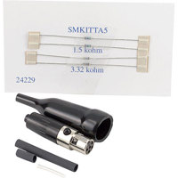 

Lectrosonics SMKITTA5 Connector Kit for SM Series Transmitters, Includes 5-Pin TA5F Plug with Weather Resistant Sleeve, Various Sized Cable, Insulation