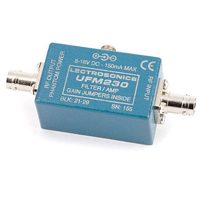 

Lectrosonics UFM230L UHF Filter/Amplifier Module, 470-692MHz Frequency Range, 230MHz Filter Bandwidth, RF In BNC, DC In 2.1mm Locking Power Jack