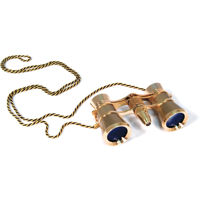 

Levenhuk 3x25 Broadway 325F Opera Glasses with LED Light and 6 Degree Angle of View, Gold