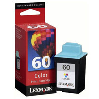 

Lexmark 17G0060 Color Print Cartridge #60, Yellow, Cyan & Magenta - Approximate Yield: 225 Pages
