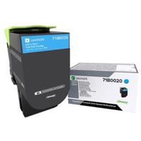 

Lexmark Cyan Standard Yield Laser Toner Cartridge for CS317dn, CS417dn, CS517de, CX317dn, CX417de and CX517de Printer, 2300 Page Yield