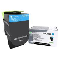 

Lexmark Cyan High Yield Laser Toner Cartridge for CS417dn, CX417de, CS517de and CX517dePrinter, 3500 Page Yield