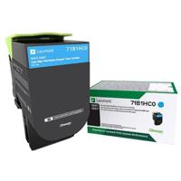 

Lexmark Cyan High Yield Return Program Laser Toner Cartridge for CX417de, CS417dn, CX517de and CS517de Printer, 3500 Page Yield