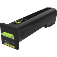 

Lexmark 72K0X40 Yellow Extra High Yield Toner Cartridge for CS820 Series Printers, 22000 Pages Yield