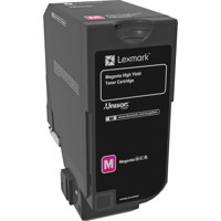 

Lexmark 74C0H30 Magenta High Yield Toner Cartridge for CS725 Printers, 12000 Pages Yield