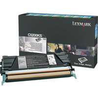 

Lexmark C5200KS Black Return Program Toner Cartridge for C520x/C530x Printers, 1500 Pages Yield