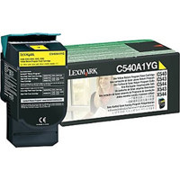 

Lexmark C540A1YG Standard Yellow Laser Return Program Toner Cartridge, 1,000 Pages Yield